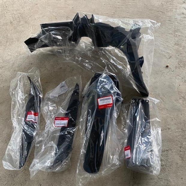 ชุดชิ้นดำWave/125S(5ชิ้น)หัวเถิกแท้ศูนย์Honda