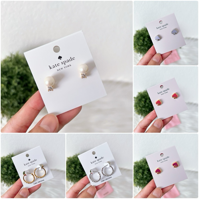 พร้อมส่งแท้💯%🇺🇸 Kate Spade Earrings [มีหลายแบบค่ะ] • Style No. O0RU2767 \ O0RU2768 \ O0RU2887 \ O0RU