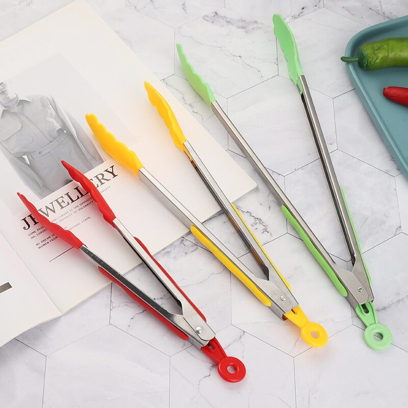 คลิปหนีบอาหารซิลิโคนคุณภาพสูงราคาถูกสุด ๆ + สแตนเลส