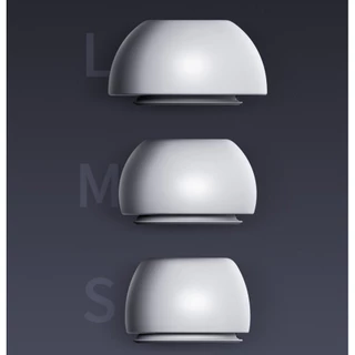Caravan Crew for Eartips Silicone Replacement Use for แอร์พอดโปร ซิลิโคนจุกทดเเทนสำหรับหูฟัง สีขาว