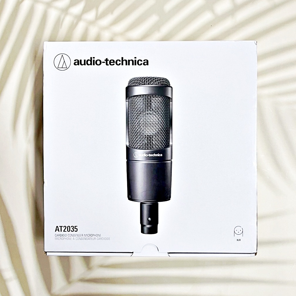 [Audio Technica®] Cardioid Condenser Microphone AT2035 ไมโครโฟนคอนเดนเซอร์ Cardioid พร้อมโช้คเมาท์แบ
