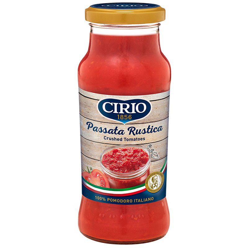 Cirio passata rustica 350g. fl ซอสพาสต้า มะเขือเทศ ในขวด นำเข้าจากอิตาลี🇮🇹