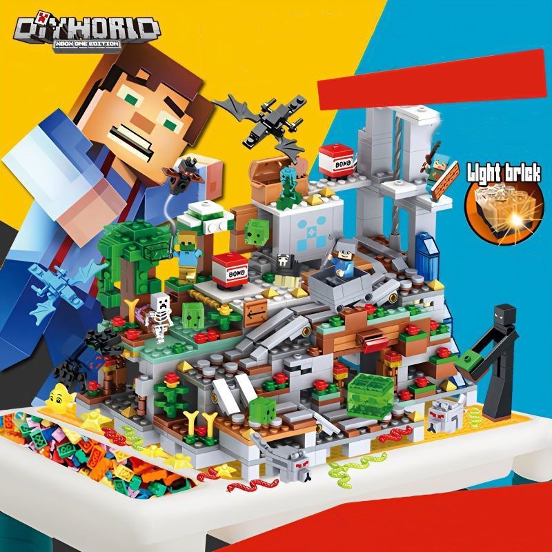 ตัวต่อ มายคราฟ ตัวต่อของเล่นมายคราฟ 2023 minecraft ชุดใหญ่ ของเล่นมายคราฟ ของเล่นเด็ก