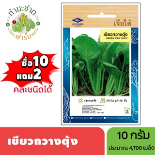 เจียไต๋ (ซื้อ10แถม2) เมล็ดพันธุ์ เขียวกวางตุ้ง ขนาด10กรัม ปร…