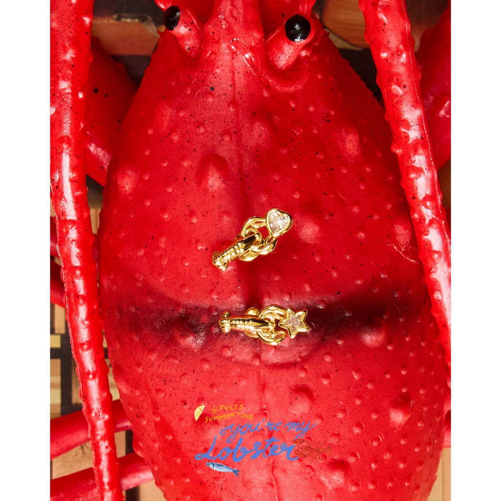 Julys - you're my lobster earrings