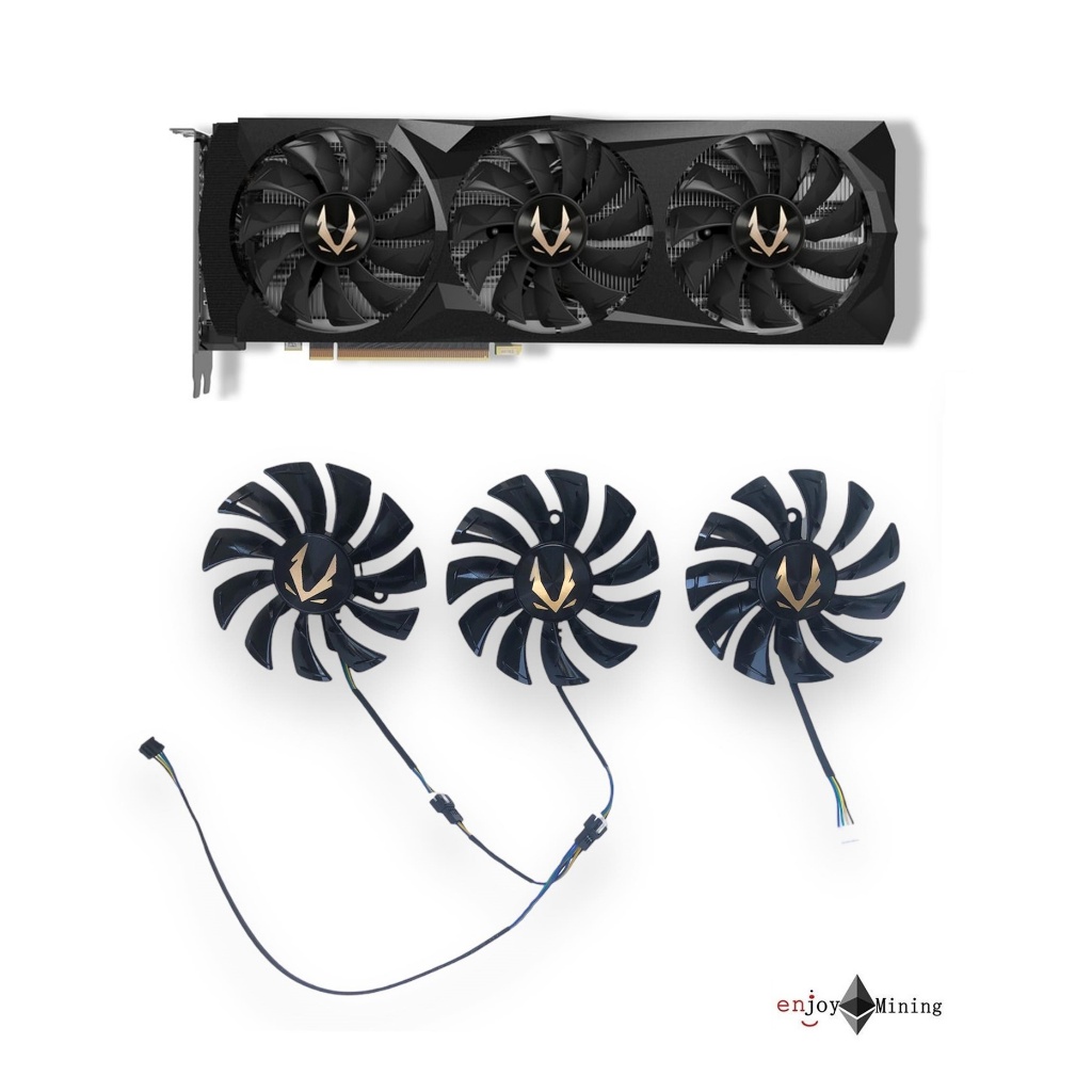 พัดลมการ์ดจอ Zotac RTX 2080Ti AMP Edition/Triple Fan graphics card fan GA92S2U