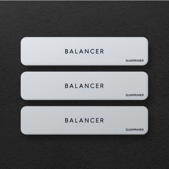 พร้อมส่ง ฟองน้ำขัดชิ้นงาน GUNPRIMER - BALANCER WHITE [Ultra Fine Grit / 3ea]