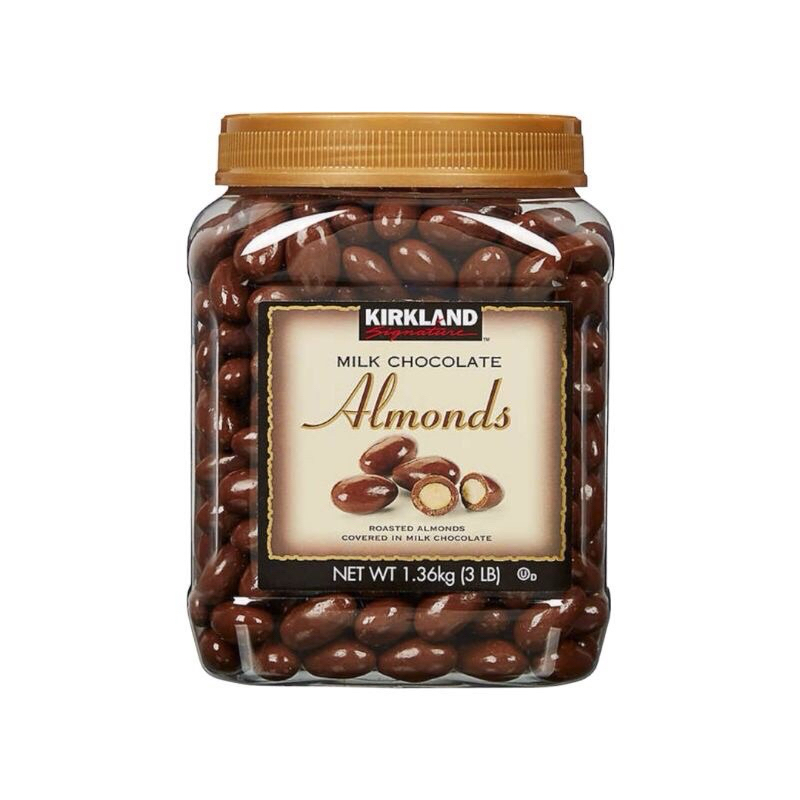 ✨ พร้อมส่ง 🇺🇲 แท้ 💯 (ถุกสุด) Kirkland Signature Almond Chocolate 1.36kg