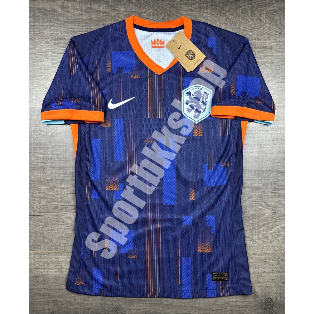 [Player] - เสื้อฟุตบอล ทีมชาติ Netherland Holland Away  ฮอล์แลนด์ เยือน Euro ยูโร 2024