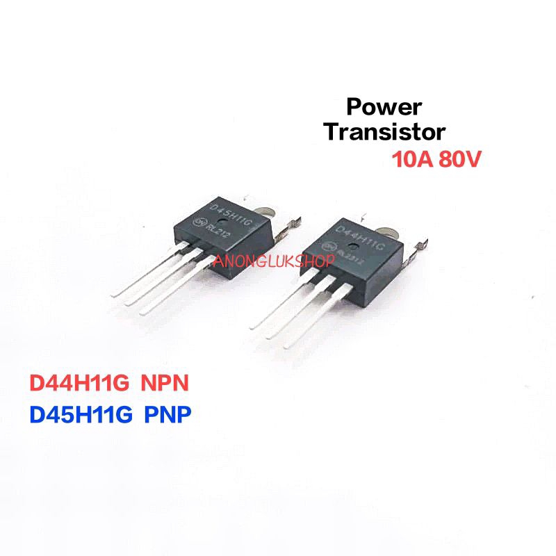 ราคาต่อ 1ตัว 👉👉 MJD44H11G MJD45H11G 44H11G 45H11G POWER TRANSISTOR 10A 80V ทรานซิสเตอร์ NPN D44H11G 