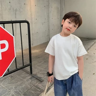 Beryl kids🌸เสื้อยืดแขนสั้นเด็ก คอกลม🎀สีสดใส ผ้านุ่มๆ ใส่ได้ทั้งเด็กชายหญิง ใส่สบาย หลายสีให้เลือก รุ่นใหม่ ฤดูร้อน