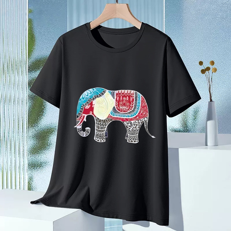 D627 เสื้อยืดสงกรานต์ (พร้อมส่ง)สำหรับชายและหญิง.ลายน่ารักสวย