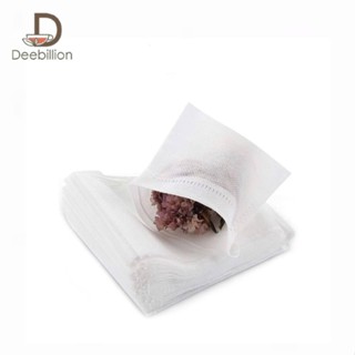 ถุงกรองชา ใช้แล้วทิ้ง ถุงชาเปล่า 100ใบ 5x7ซม 6x8ซม 7x9ซม พร้…