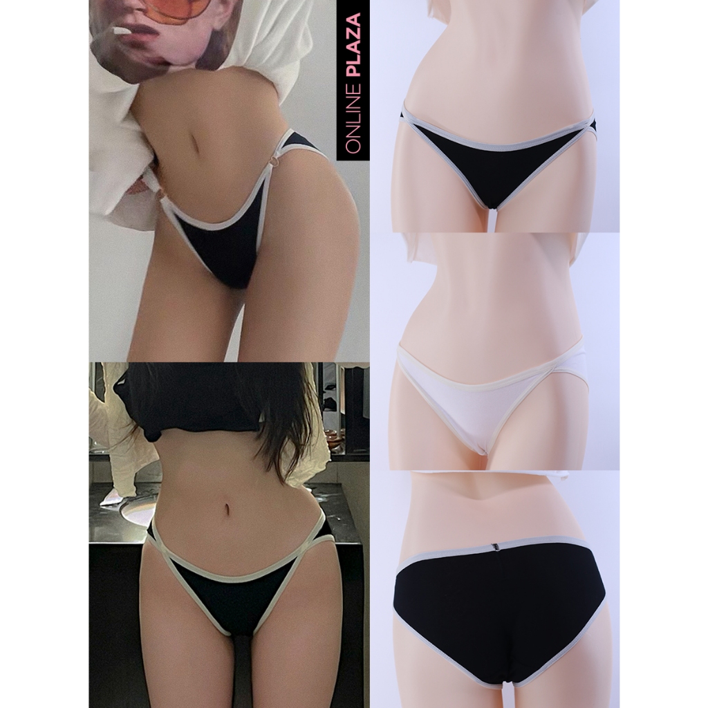 Molly กางเกงใน มินิมอล ใส่ง่าย เอวต่ำ เว้าหน้าขา ปิดกิ้น women's underwear panties