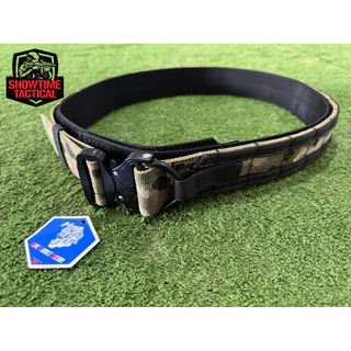 เข็มขัดสนาม ห่วงโลหะ ยุทธวิธี 2 ชั้น AFG (Ape Force Gear) Tactical Battle Belt Ronin Style D-Ring | Showtime Tactical