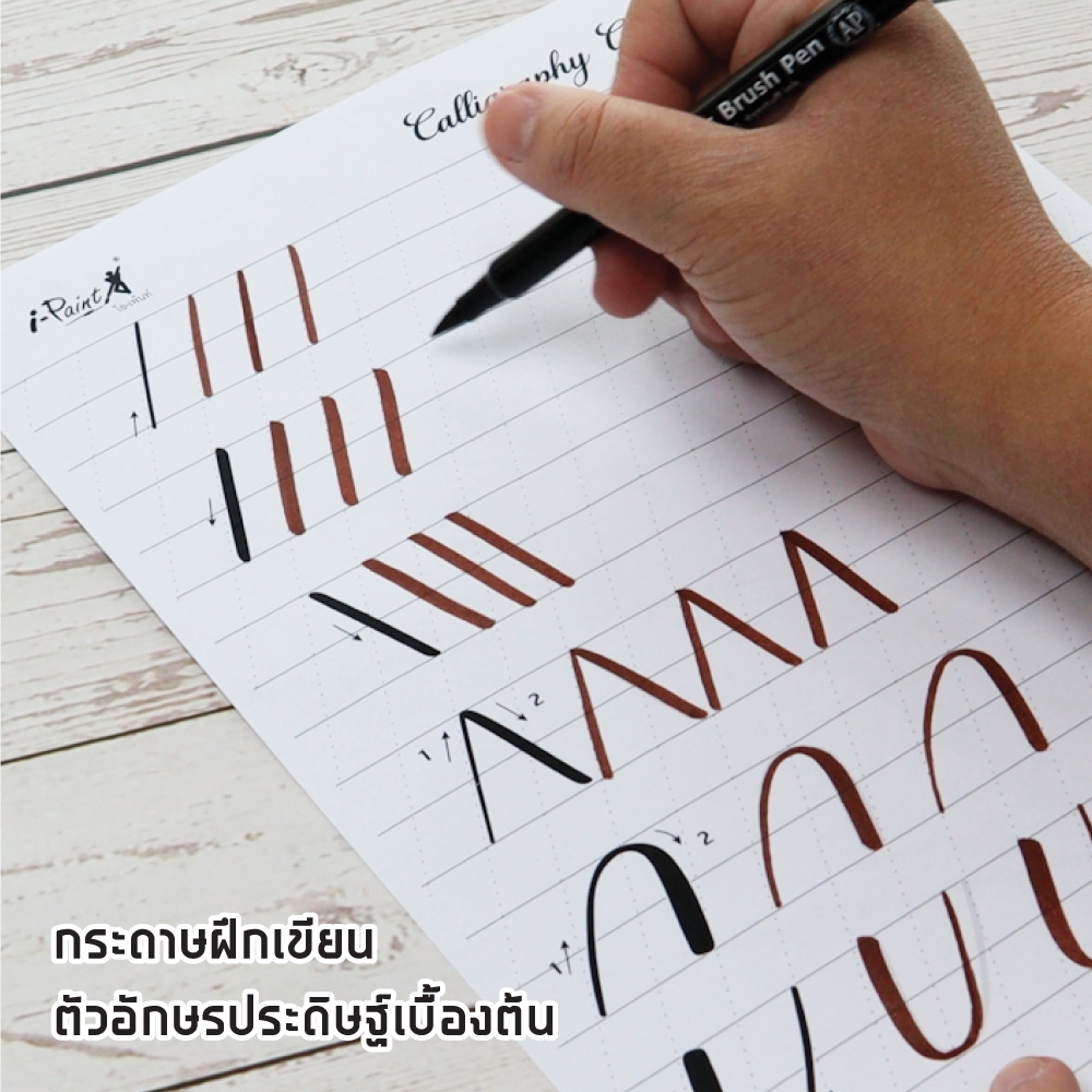 กระดาษฝึกเขียน CALLIGRAGHY I-PAINT IPBC-01