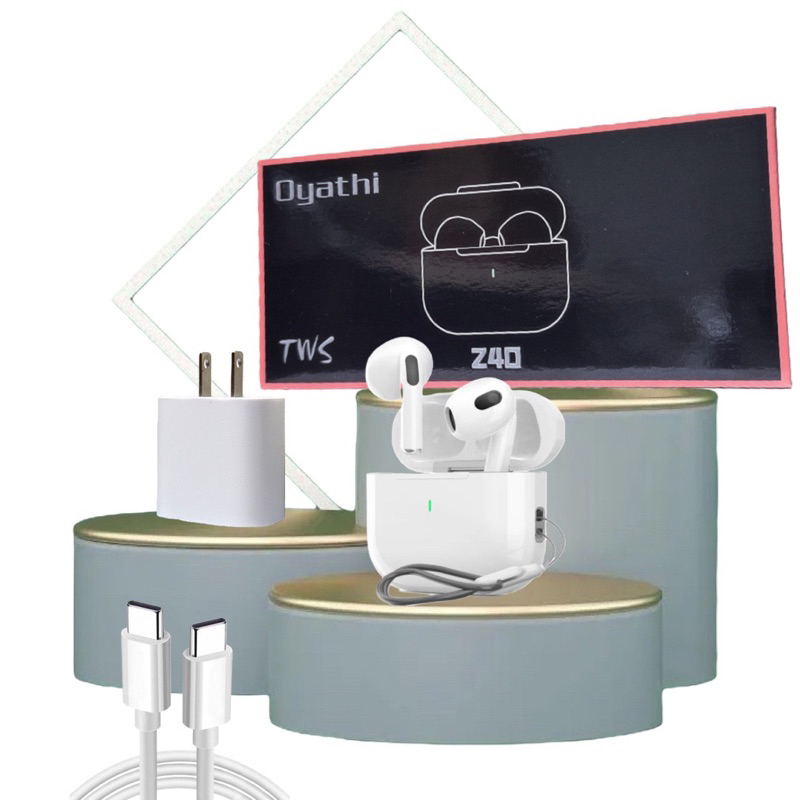 Oyathiหูฟังไร้สาย Z40 TWS รุ่นใหม่2024 เสียงดี เกรดดีสุด รับประกัน30วัน