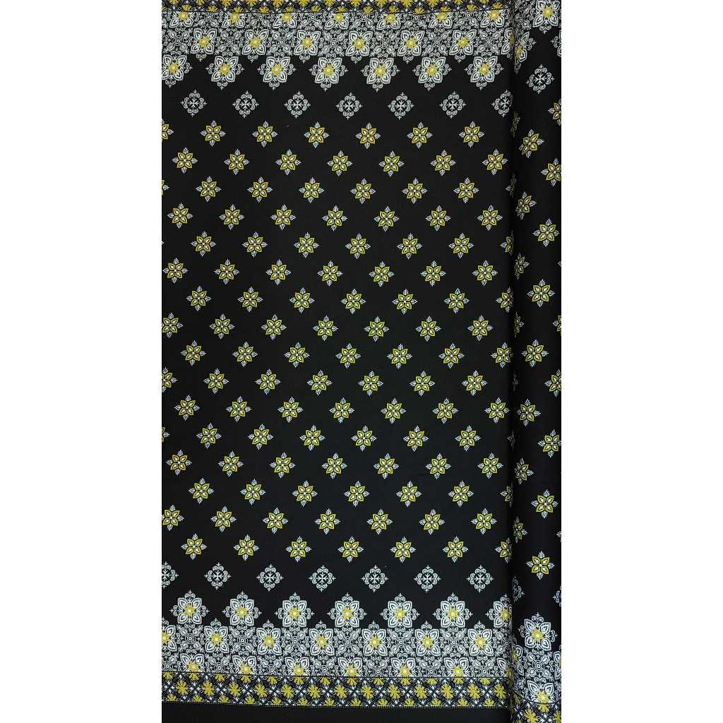 525 ผ้าชิ้นเรยอน สปัน แมมเบิร์ต ผ้าพิมพ์ ลายดอกใหญ่ หน้ากว้าง 58 นิ้ว ขนาด 1 เมตร พร้อมส่ง - รูปที่ 4