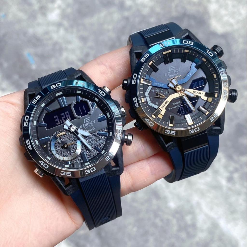 นาฬิกาผู้ชาย Casio Edifice ซีรีส์ NIGHTTIME DRIVE รุ่น  ECB-40NP / ECB-2000NP SOSPENSIONE Tough Sola