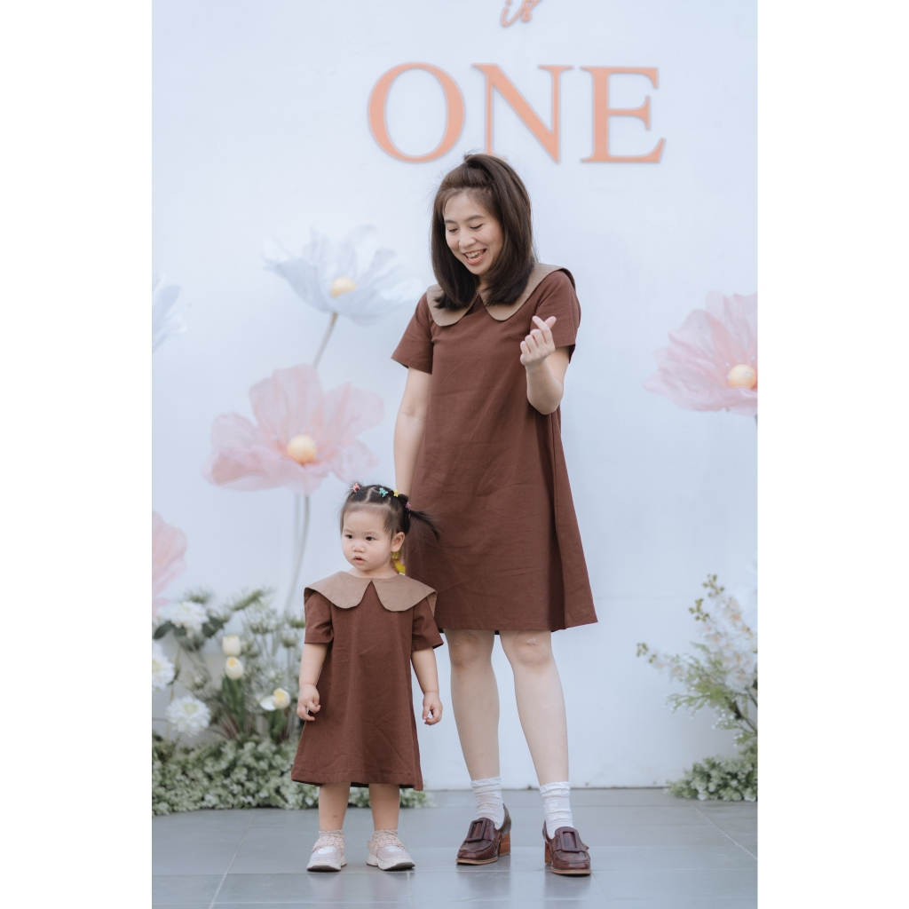 𝐌𝐎𝐌 ⸝⸝🎀𝑺𝒘𝒆𝒆𝒕 𝑩𝒐𝒘 𝑫𝒓𝒆𝒔𝒔⸝⸝🎀 เดรสผูกโบว์หลัง น่ารักๆ 彡#980