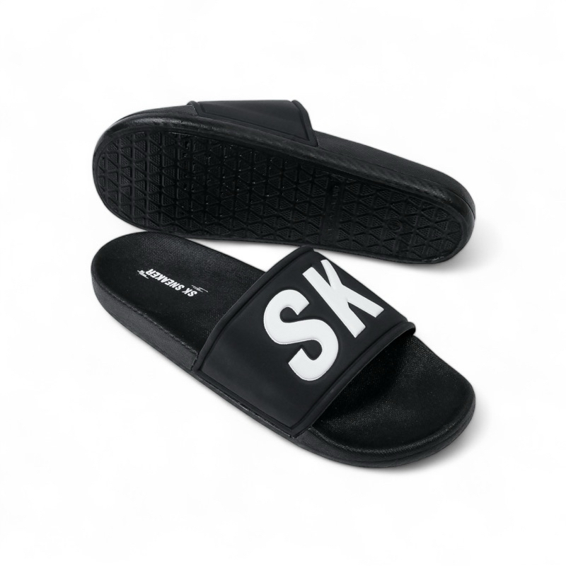 SK SNEAKER BASIC LOGO SANDALS BLACK