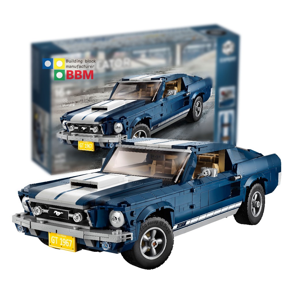 ✨สินค้าจุดจัดส่งภายใน 24 ชั่วโมง ✨ Ford Mustang 10265（ 1471+PCS）Compatible with LEGO