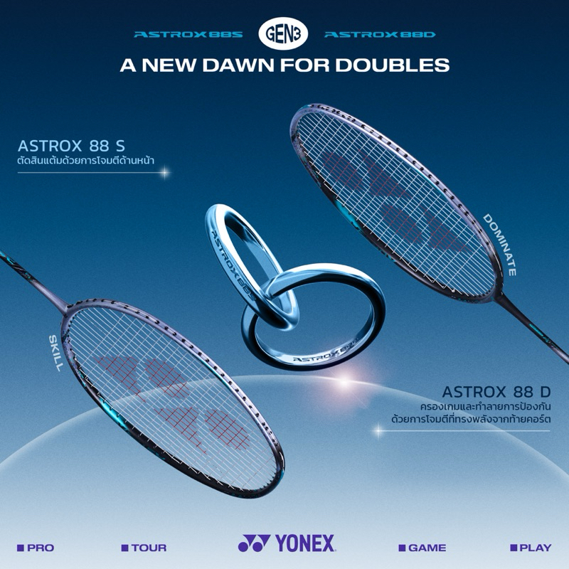 ไม้แบดมินตัน Yonex Astrox 88D/S Pro (Gen3)