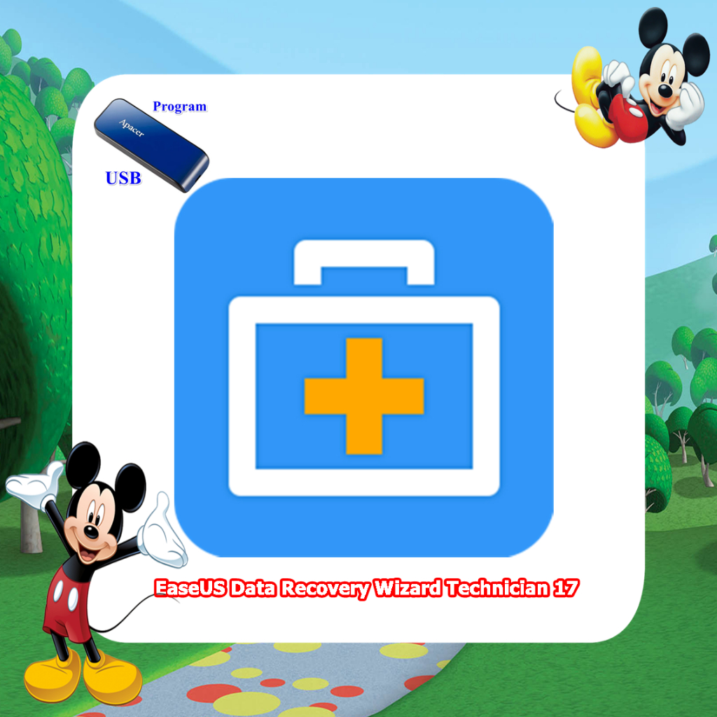 แฟลซไดร์ฟโปรแกรม EaseUS Data Recovery Wizard 17.0.0 + WinPE โปรแกรมกู้ข้อมูล ถาวร พร้อมวิธีติดตั้ง