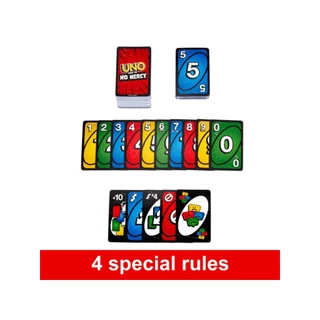 [ของแท้] UNO Show EM No Mercy/ UNO Show EM No Mercy Expansion Pack Board Game