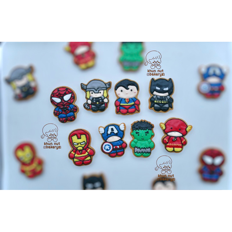 คุกกี้ฮีโร่ คุกกี้อเวนเจอร์ avengers cookie