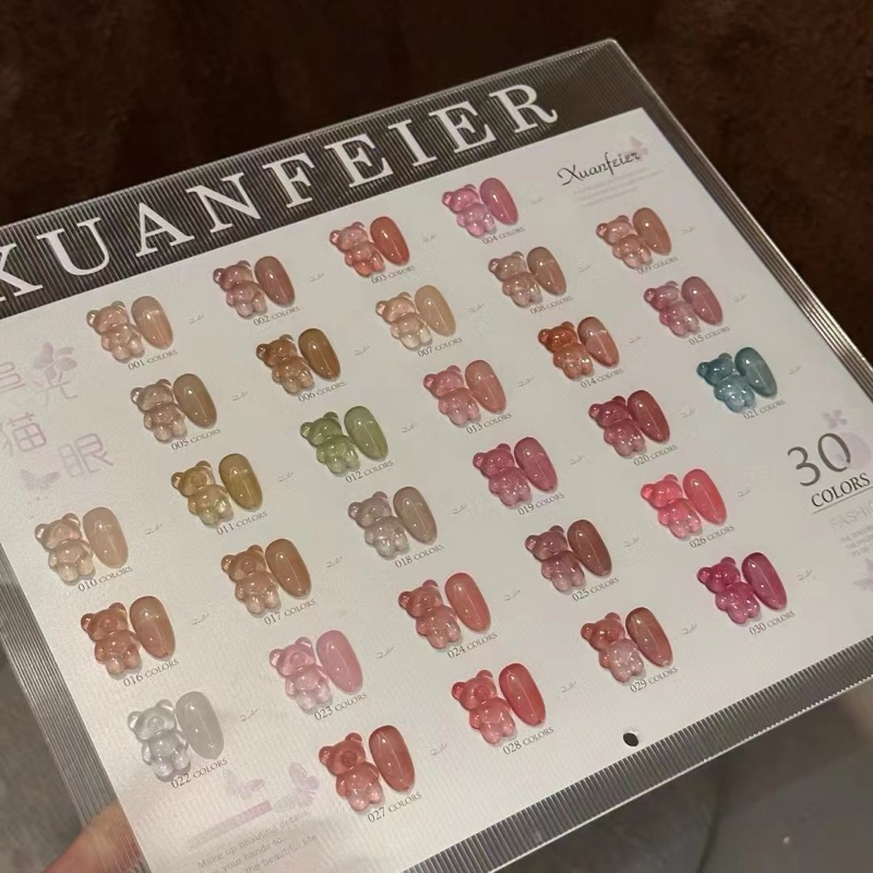 สีไซรัป เซ็ต 30สี น้องหมี แบรนด์ >>Xuanfeier<<
