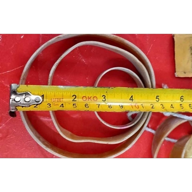 ยางรัดพิมพ์ แท้ รัดกล่อง เส้นผ่านศูนย์กลาง 2", 3"1/2 , 4.1/2", 5"1/2 , 6" กว้าง 15 มม. หนา 2 มม. 1 kg.