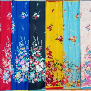 ผ้าลายไทย ผ้าถุงลายไทย เนื้อผ้าบาติก ไม่ลื่น ไม่มัน รับประกันคุณภาพสีสวย สีสด คุณภาพดีถูก
