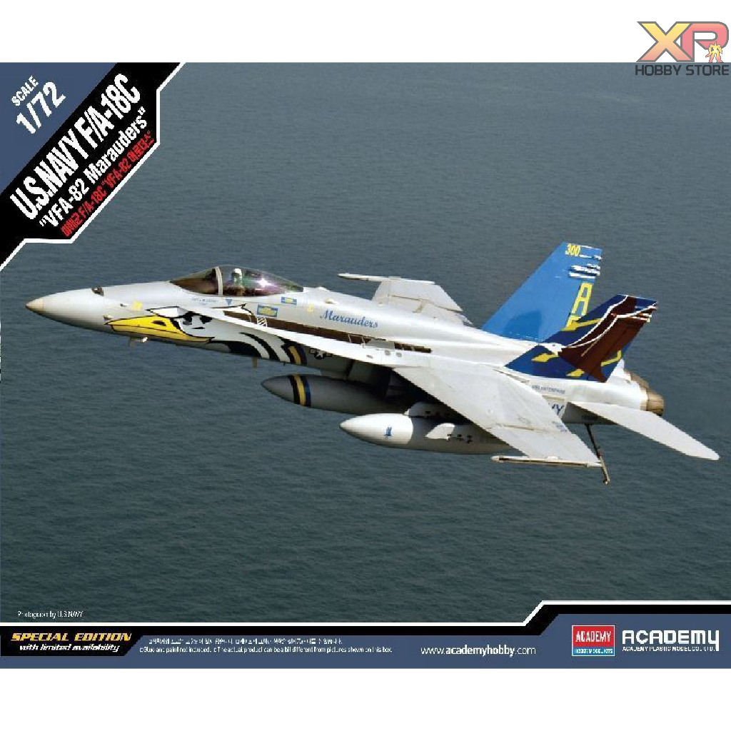 [Academy Model] 1/72: U.S NAVY F/A -18C VFA-82 MARAUDERS (AC 12534)