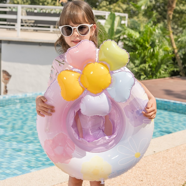 New Baby Swimming Seat (XLH-220) ห่วงยางเด็กเล็ก ห่วงยางสวมขาเด็ก น่ารัก รูปดอกไม้