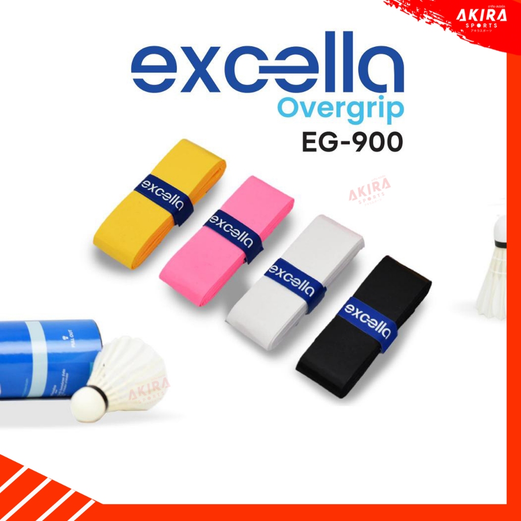 Excella กริปพันด้าม ไม้แบตมินตัน รุ่น EG-900 หนา 0.6mm  (1 ชิ้น)