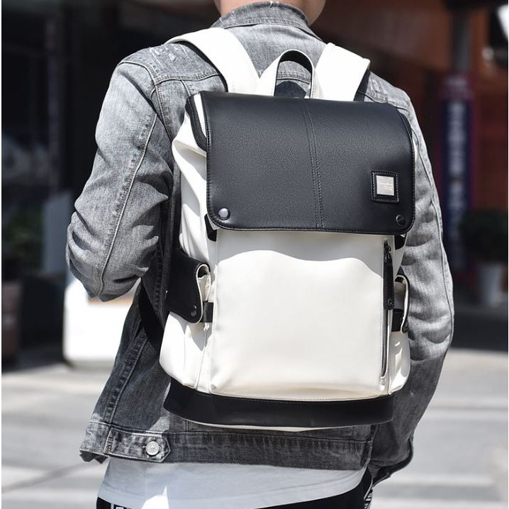 กระเป๋าเป้สะพายหลัง กระเป๋าเป้แฟชั่น Korean-style ใส่ Notebook ขนาด 15 นิ้ว ในกระเป๋าได้