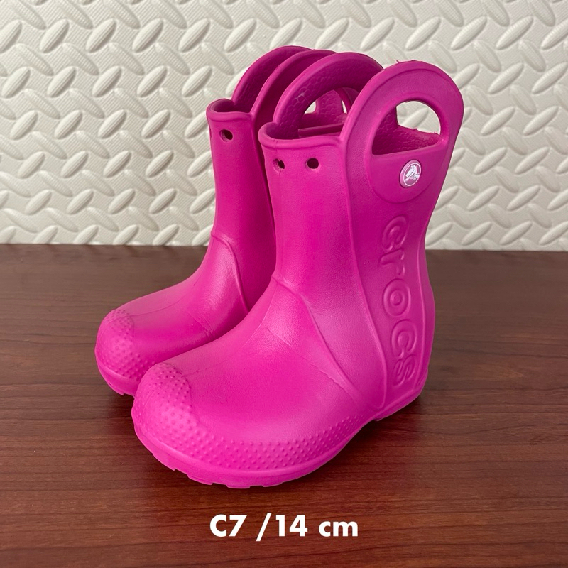 รองเท้าเด็กมือ2 Crocs (C7,14cm)
