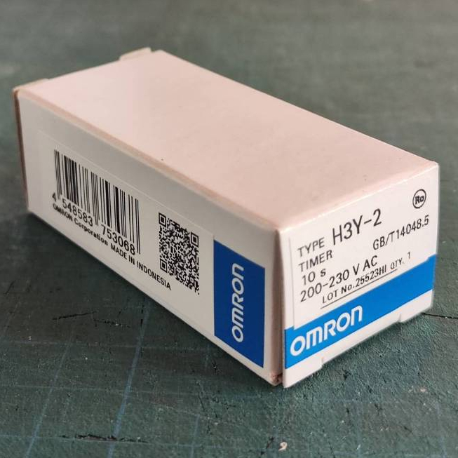 Omron Timer ไทม์เมอร์ รุ่น H3Y-2 200-230V ตัวเลือก 1s, 5s, 10s, 30s, 60s, 3min, 5min, 10min เครื่องต