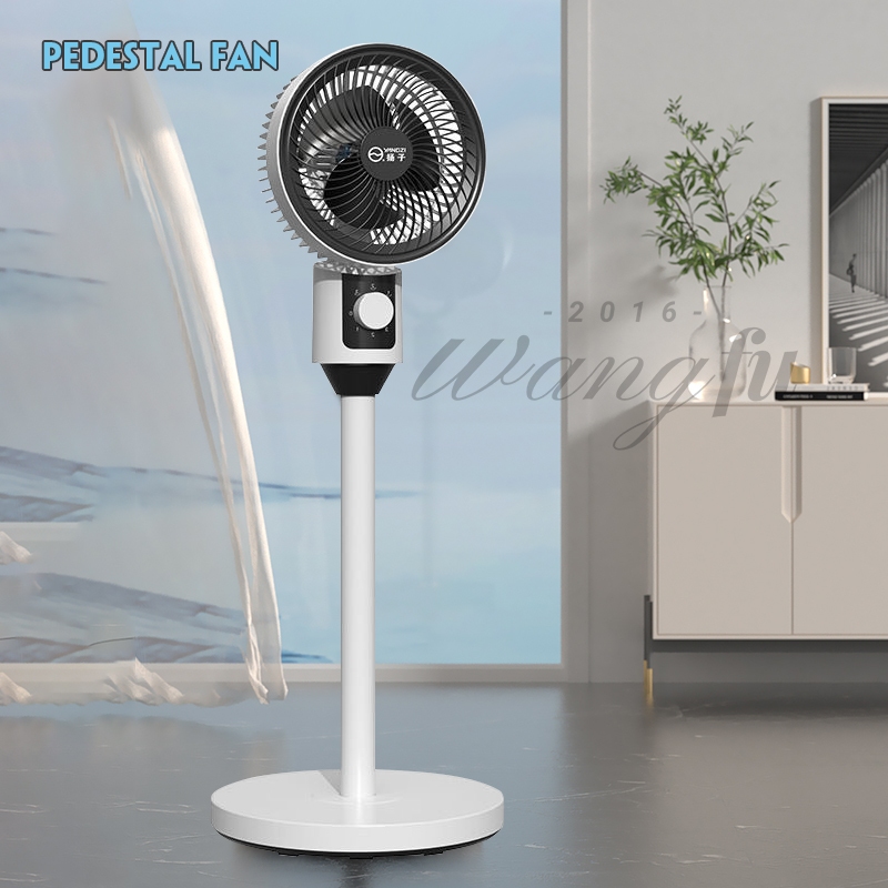 J341 สามารถปรับความเร็วลมแบบวนรอบได้ พัดลมตั้งพื้น