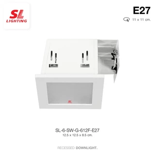 SL LIGHTING | Recessed Downlight โคมไฟดาวน์ไลท์ฝังฝ้า รุ่น SL-6-612, SL-6-613 ขั้วE27