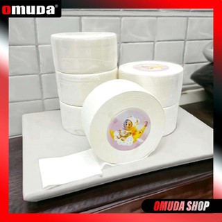 พร้อมส่ง กระดาษชำระ 1 ม้วน ทิชชู่แบบม้วน  หนา4ชั้น Toilet Tissue Paper เหนียวนุ่มไม่เป็นขุยแม้เปียกน้ำ