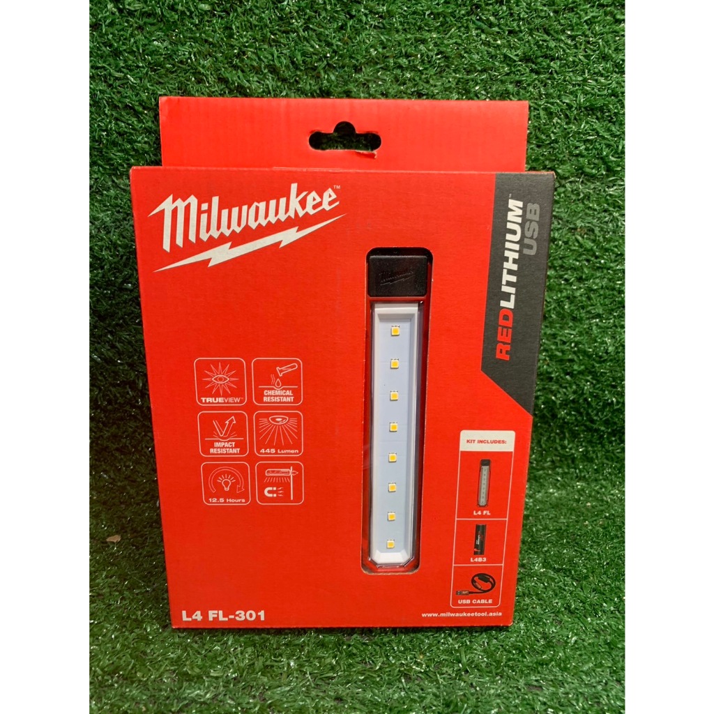 Milwaukee  L4 FL-301 ไฟฉายพ็อคเก็ต แอลอีดี