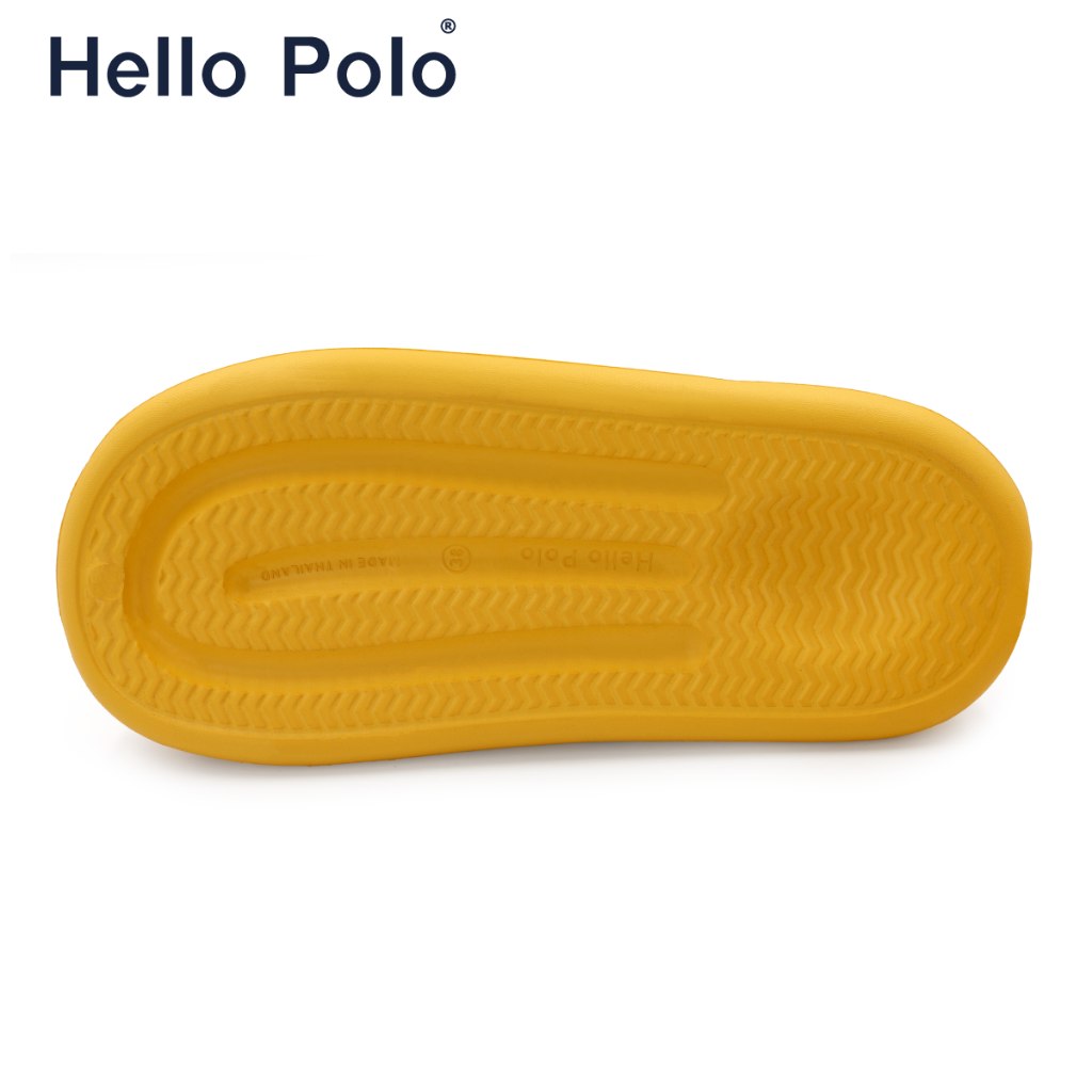 Hello Polo รองเท้าแตะผู้หญิง กันลื่น ลําลอง รองเท้านิ่มเหมือนเหยียบขี้ 4CM  พื้นหนา เพิ่มความสูง แฟชั่นเมื่อออกนอกHP8018