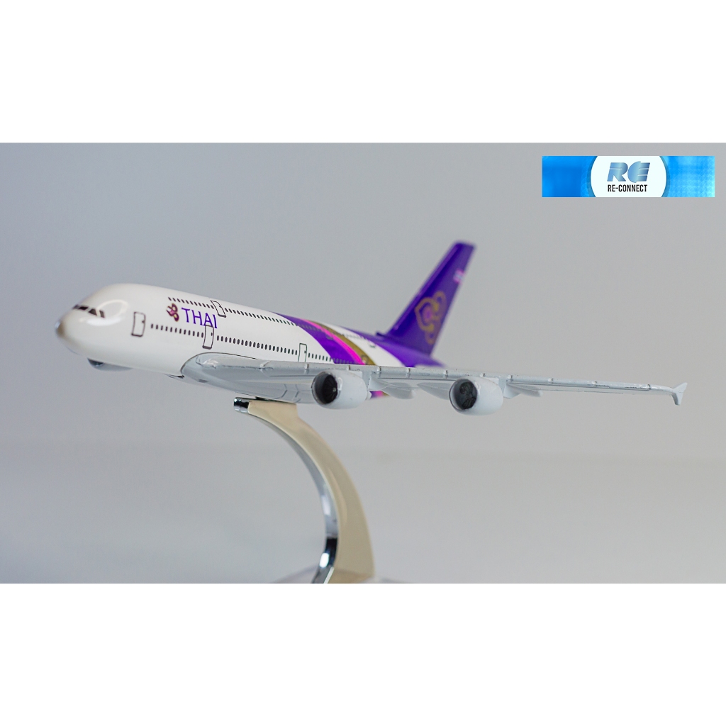 โมเดลเครื่องบิน จำลอง สายการบินพานิชย์ การบินไทย โบอิ้ง (16 cm) Airplane W Aircraft Model THAI AIRWA