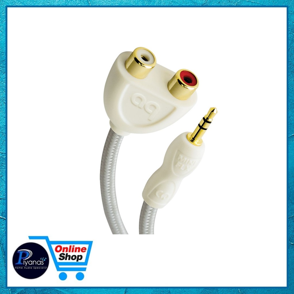 AUDIOQUEST : FLX-MINI RCA ADAPTOR (3.5mm to 2 Female RCA) /piyanas electric/ปิยะนัส อิเล็คทริคส์