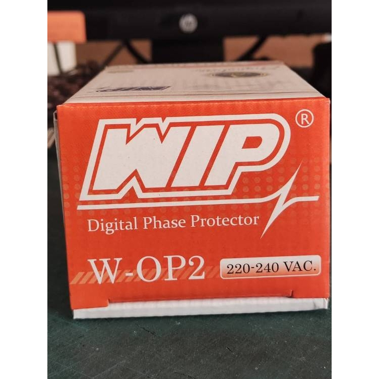เฟสโปรเทคชั่น WIP W-OP2 อุปกรณ์ป้องกันไฟตก ไฟเกิน รุ่น W-OP2 1Phase 220Vac Phase Protection Under Vo