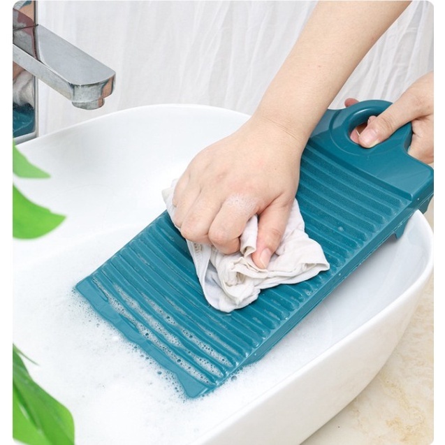 แผ่นรองซักผ้า(สีเหลี่ยมขนาด16*31เซน)ที่รองซักผ้า แผ่นรองซักผ้า
