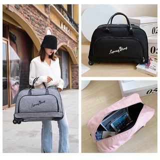 กระเป๋าเดินทาง สไตล์เกาหลี กันน้ํา แฟชั่น กระเป๋าเดินทางกีฬา Traveling Bag กระเป๋เดินทางน้ำหนักเบาสำ ถือแฟชั่น