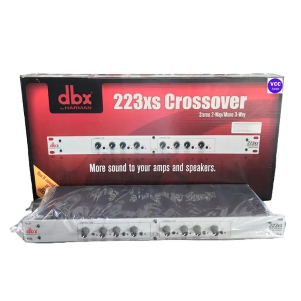 dbx 223xs ครอสโอเวอร์อุปกรณ์ปรับแต่งเสียง DBX 223XS Crossover 2 ทางสเตอริโอ 3 ทางโมโน